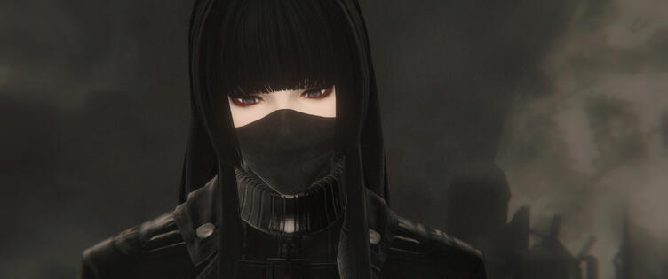 hair: hyur hime by ophe. makeup: custom. top: blade runner by mcduff.